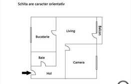 Vanzare 2 camere, 58 mp utili, zona FSEGA, semifinisat, garaj optional, parcare