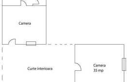 2 camere de vanzare, 75 mp utili situat in imobil tip casa