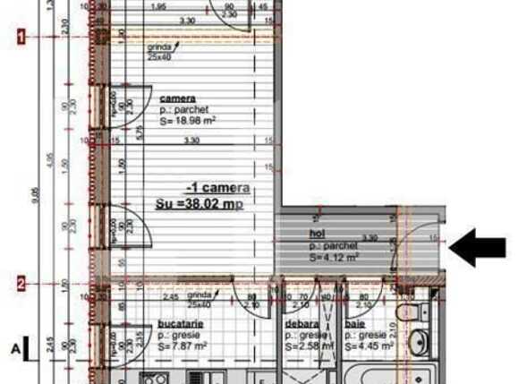 Garsonieră de vânzare Central - 8753AV | BLITZ Cluj-Napoca | Poza1