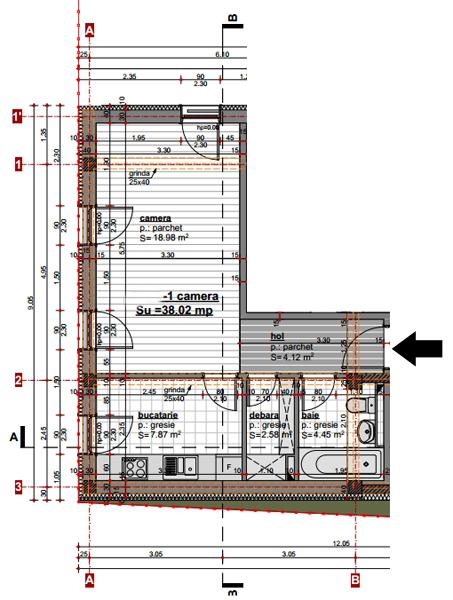 Garsonieră de vânzare Central - 8753AV | BLITZ Cluj-Napoca | Poza1