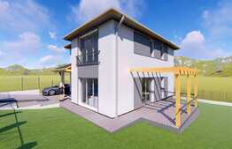 Ultima casa disponibila: 132 mp utili, 530 mp teren, extras C.F. Chinteni