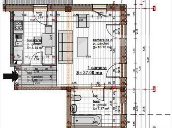 Garsonieră de vânzare Central - 8754AV | BLITZ Cluj-Napoca | Poza1