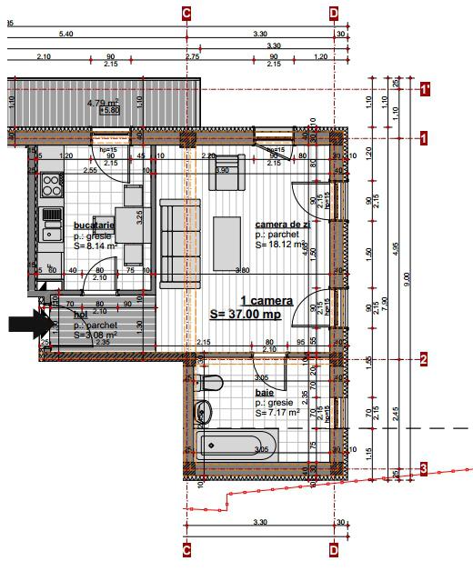 Garsonieră de vânzare Central - 8754AV | BLITZ Cluj-Napoca | Poza1