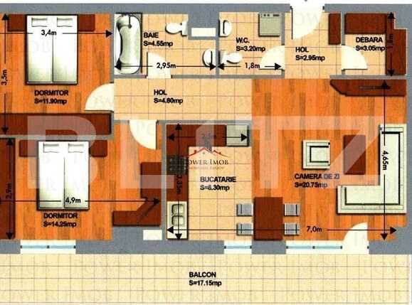 Apartament de vânzare 3 camere Vlahuta - 87581AV | BLITZ Brașov | Poza2