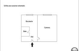 Garsoniera decomandata, 42 mp, zona strazii Garii