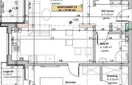 Apartament 2 camere 58 mp zona Parcul Poligon