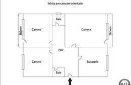 Vanzare apartament 3 camere, decomandat, 65 mp, zona Iulius Mall