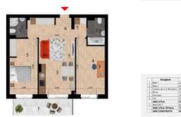 Apartament 2 camere+birou, 64mp, etaj intermediar, cartierul Zorilor
