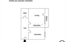 De vanzare 2 camere, 40 mp utili, decomandat, etaj intermediar, zona Teilor!