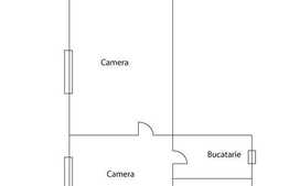 2 camere de vanzare in casa, zona Cinematografului Victoria