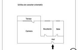 Vanzare 1 camera, 40 mp, TERASA de 29 mp, zona POLUS, imobil NOU! Parcare cu CF!