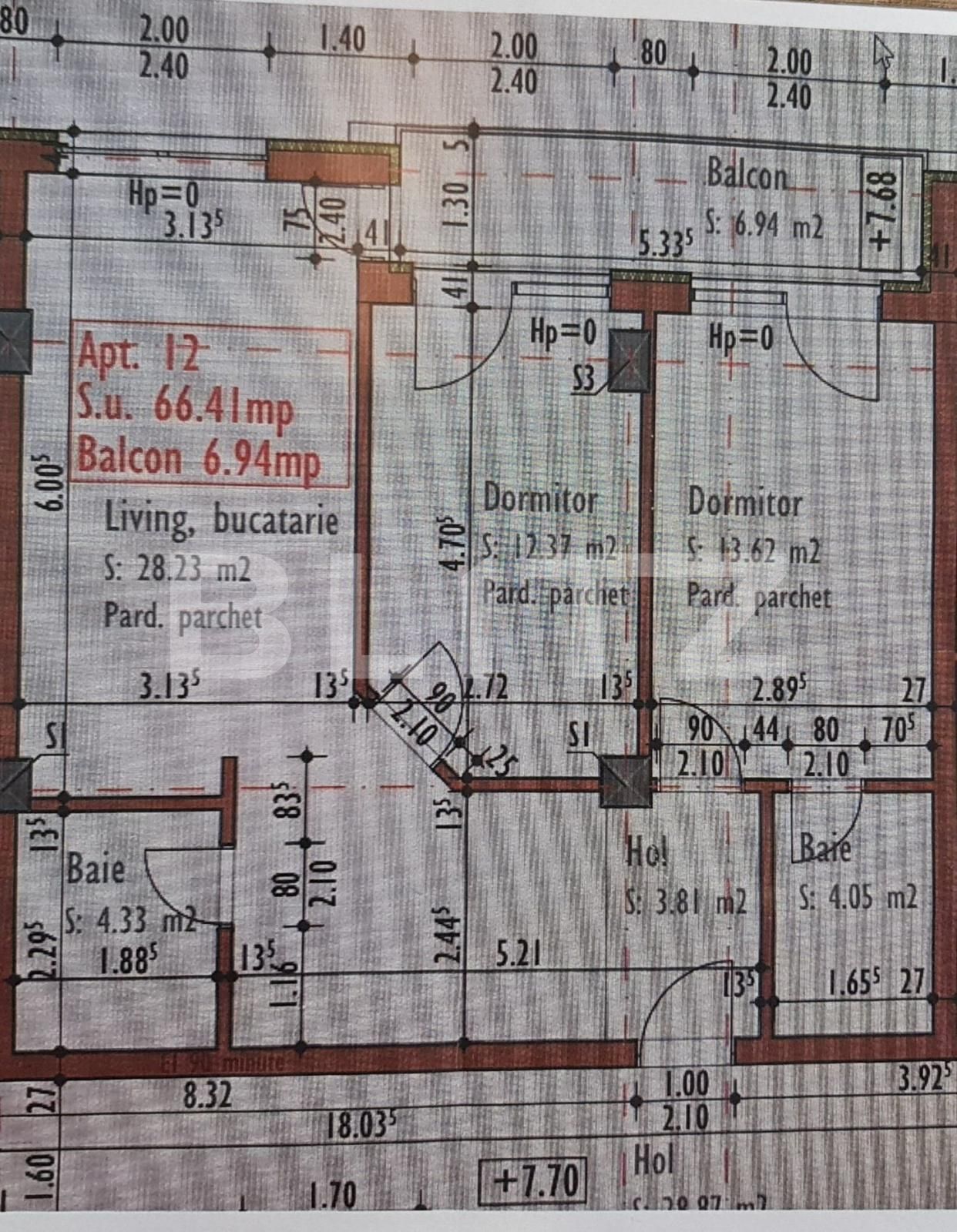 Apartament de vânzare 3 camere Marasti - 88073AV | BLITZ Cluj-Napoca | Poza1