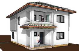 Casa individuala,120 mp utili, 1000 mp teren,zona linistita