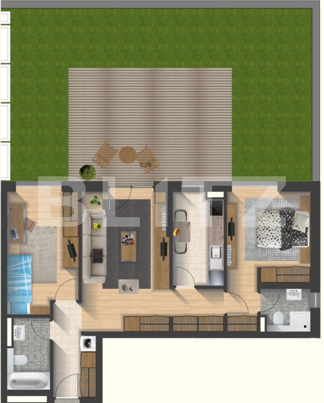 Apartament de vânzare 3 camere Manastur - 88200AV | BLITZ Cluj-Napoca | Poza1