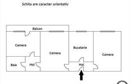 Vanzare apartament 3 camere, 60 mp utili, zona Iulius Mall, etaj intermediar