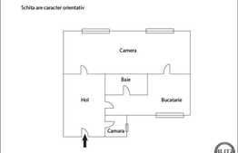 Apartament 1 camera, 51 mp, decomandat, zona Piata Unirii