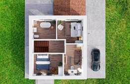 Casa individuale, 116 mp utili, 600mp teren, toate utilitatile, Cristian