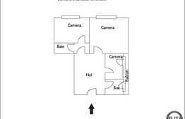 Apartament 3 camere, decomandat, 75 mp utili, zona strazii Parang