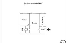 Vanzare apartament 2 camere, 35 mp, boxa subsol, zona Aleea Ciucas