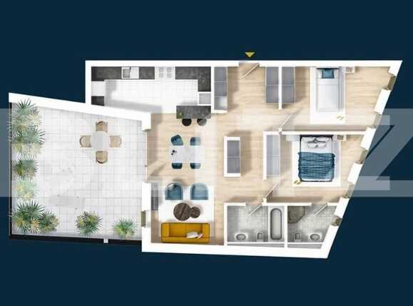 Apartament de vânzare 3 camere Central - 88533AV | BLITZ Cluj-Napoca | Poza1