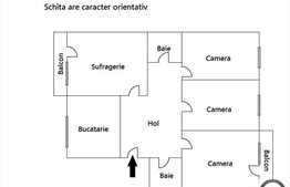 Vanzare 4 camere decomandate, 78 mp, in zona Hotel Topaz. Etaj intermediar!