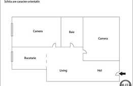 De vanzare apartament cu 3 camere , loc parcare, zona Calea Turzii