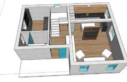 Casa individuala, 120 mp, 500 mp teren, toate utilitatile, Dezmir