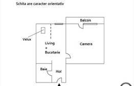 Apartament cu 2 camere de 46 mp utili, cu balcon si parcare, zona Florilor.