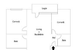 Apartament la cheie, 3 camere, 74 mp, parcare, Vivo