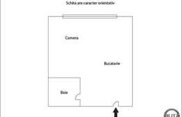 Vanzare garsoniera, 16 mp, zona strazii Tudor Vladimirescu