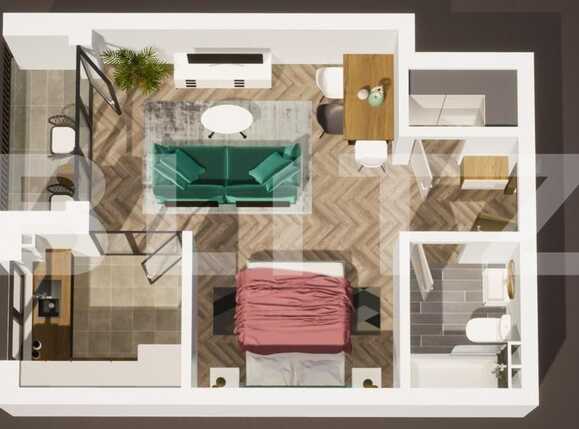 Apartament de vânzare 2 camere Floreşti - 88962AV | BLITZ Cluj-Napoca | Poza1