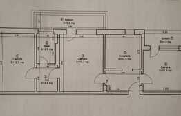 Apartament 3 camere, 60 mp, semidecomandat, zona Astra