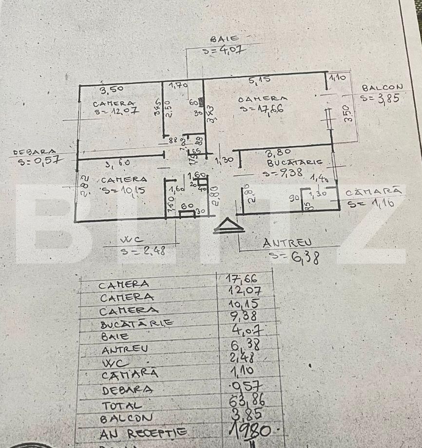 Apartament de vânzare 3 camere Zorilor - 89176AV | BLITZ Cluj-Napoca | Poza1