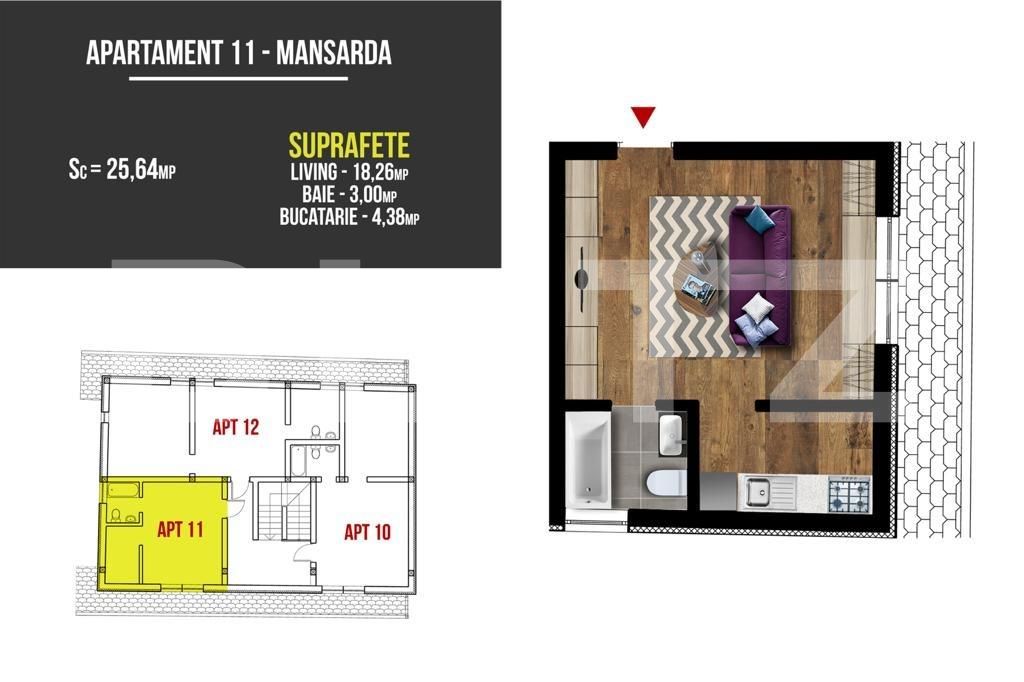 Garsonieră de vânzare Floreşti - 89256AV | BLITZ Cluj-Napoca | Poza7