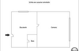 Vanzare apartament 1 camera, 38 mp, boxa subsol, zona ultracentrala