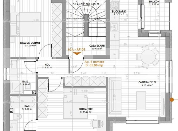 Apartament de vânzare 3 camere Someseni - 89280AV | BLITZ Cluj-Napoca | Poza4