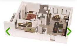 Apartament de 3 camere, finisat, 71.69 mp, incalzire in pardoseala, Vivo