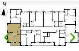 Apartament de 3 camere, finisat, 71.69 mp, incalzire in pardoseala, Vivo