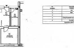  Apartament de 3 camere, 45.65 mp, finisat, zona Calea Turzii