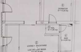  Apartament de 3 camere si 2 bai, 67 mp, CF, zona Calea Turzii