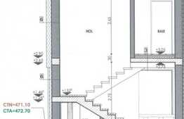 Casa tip duplex semifinisata, 196 mp utili, 245 mp teren, in cartierul Voronet, priveliste!