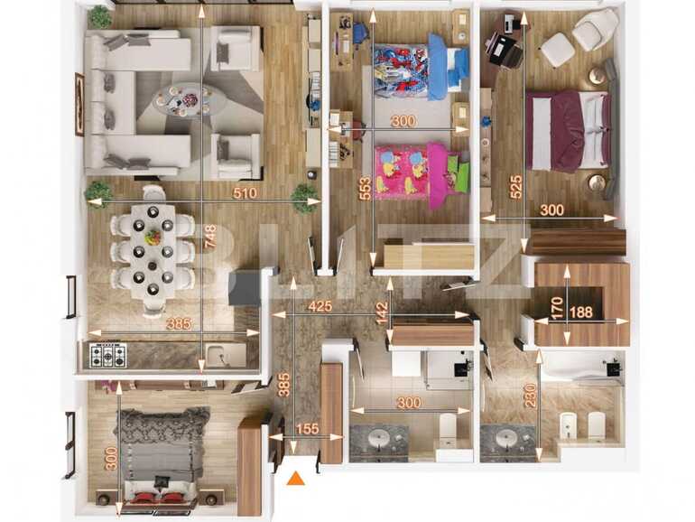 Apartament de vânzare 4 camere 13 Decembrie - 89580AV | BLITZ Brașov | Poza1