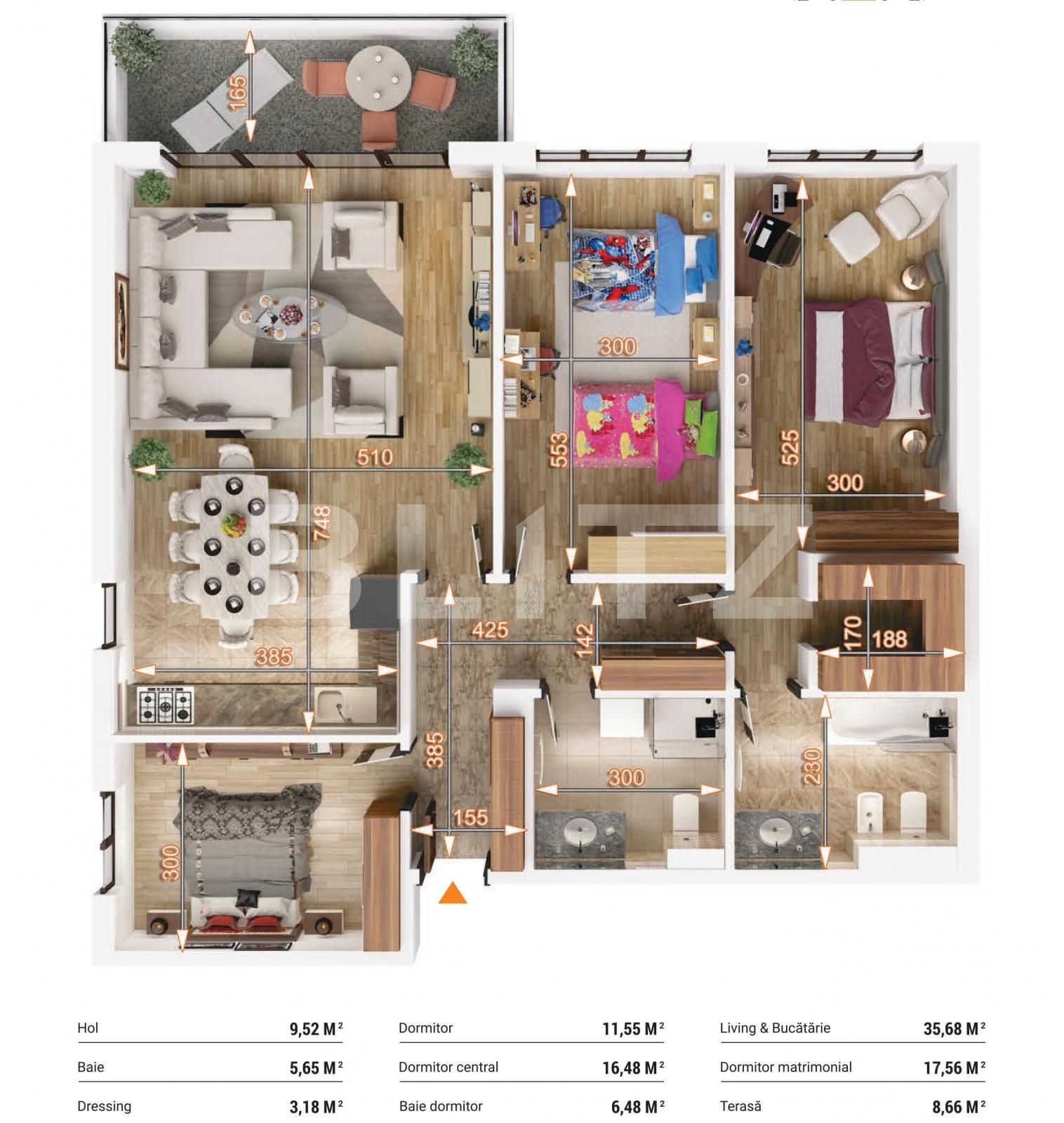 Apartament de vânzare 4 camere 13 Decembrie - 89580AV | BLITZ Brașov | Poza1