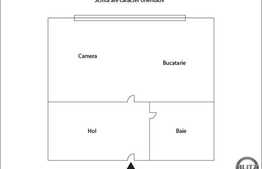 Garsoniera, 19 mp, etaj intermediar, zona strazii Migdalului