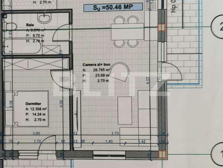 Apartament de vânzare 2 camere Floreşti - 89606AV | BLITZ Cluj-Napoca | Poza1