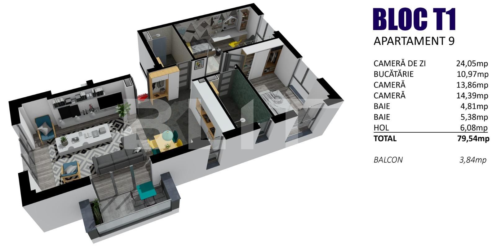 Apartament de vânzare 3 camere Floreşti - 89627AV | BLITZ Cluj-Napoca | Poza7