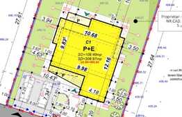 Teren cu autorizație de casa individuala, 2 parcele de 500mp, panorama suberba, zona Chinteni