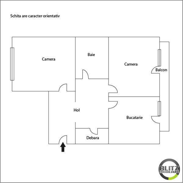 Apartament de vânzare 2 camere Marasti - 900AV | BLITZ Cluj-Napoca | Poza1
