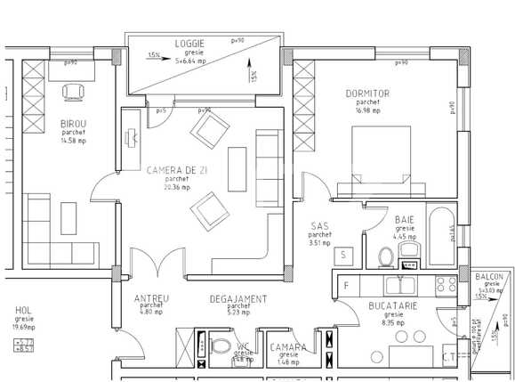 Apartament de vânzare 3 camere Baciu - 90017AV | BLITZ Cluj-Napoca | Poza2