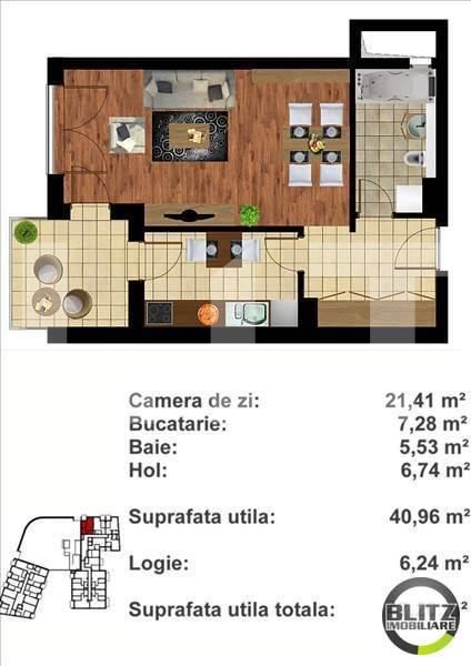 Garsonieră de vânzare Central - 9002AV | BLITZ Cluj-Napoca | Poza5